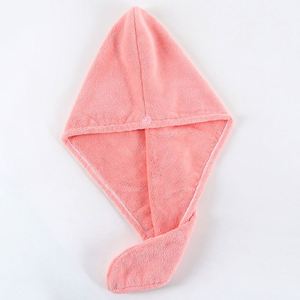 Serviette de Bain Ultra-Absorbante en Microfibre Couleur Unie à Séchage Rapide avec Bouton pour Cheveux Bouclés, Tissée, pour Adultes et Usage Domestique - Product Image 4