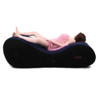 Oreiller gonflable d'aventure pour couples: coussin sexuel à 7 positions avec support dorsal ergonomique et rangement discret
