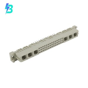 Original 09032426804 48P <span class=keywords><strong>42</strong></span>+6 Coax หรือ DIN 41612 ช่องเสียบแบ็คเพลนแบบตัวเมีย M ชุบทอง-แพลเลเดียม สำหรับบัดกรี 09 03 242 6804 - Product Image 1