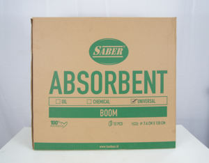 ถุงดักสารเคมีแบบดูดซับขนาดเล็ก SABER Universal Absorbent Small Boom 650  ซึมซับเร็ว สำหรับการติดตามเส้นทาง - Product Image 1