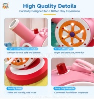 Canon à balles interactif LED personnalisé pour enfants, lanceur d'air, équipement de jeu intérieur, aire de jeux souple pour enfants, zone de divertissement