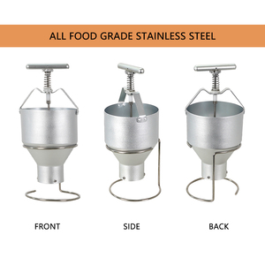 Opération facile à une main Distributeur à main <span class=keywords><strong>pour</strong></span> beignets <span class=keywords><strong>Gaufrier</strong></span> <span class=keywords><strong>pour</strong></span> beignets Petite machine à presser les gâteaux de forme ronde - Product Image 2