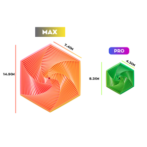3D In Nhựa Fractal Thần Kinh Hexagon Mới Lạ Căng Thẳng Cứu Trợ Cà Rốt Tháp Đồ Chơi - Product Image 3