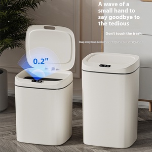 Lớn 16L Công Suất Tự Động Cảm Biến Thông Minh Thùng Rác Có Thể Tay Miễn Phí Mở Hàng Đầu Cho Nhà Văn Phòng Đơn Giản Phòng Khách Nhà Bếp - Product Image 2
