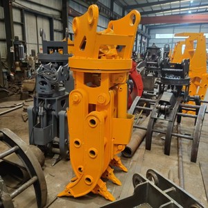 Suministro de fábrica: Garra mecánica hidráulica tipo 'Orange Peel' para excavadora, para troncos, acero y chatarra - Product Image 3