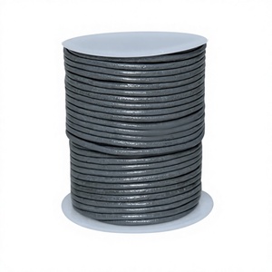 Custom Thick & Color Durable <b>Leather</b> Cord OEM ODM Customizable Factory Supplies Jewelry Accessories Making Premium Quality Cord - Product Image 1
