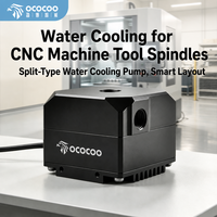 Pompe de refroidissement à eau silencieuse OCOCOO, durée de vie de 50 000 heures, pour machines CNC, équipements industriels, médicaux et laser