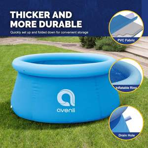 <span class=keywords><strong>สระ</strong></span>ว่ายน้ำเด็กทรงกลมเป่าลมยี่ห้อ <span class=keywords><strong>Jilong</strong></span> Avenli รุ่น 12096 สำหรับครอบครัว วัสดุ PVC สำหรับใช้งานกลางแจ้ง ขนาด 1.8 ม. x 73 ซม. ป้องกันรังสียูวี - Product Image 5