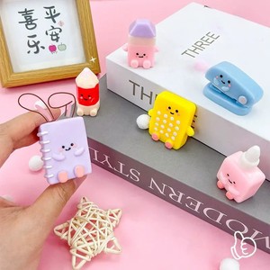 CHENXI <b>Mini</b> Taba Pencil <b>Notebook</b> Squishy Pendant Sueeze Toy Kawaii Sensory Fidget Squeeze Toy Stress Relief Toy - Product Image 2