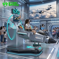 Simulador de Vuelo VR Profesional Star VR Flight, Simulador de Entrenamiento de Vuelo con Movimiento Comercial para Parques de Diversiones Interiores