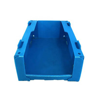 Boîte pliante en polypropylène recyclable sur mesure pour la livraison - Réutilisable, imperméable, légère, multicolores