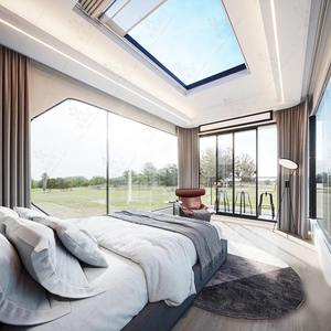 Casa Modular de Contenedores para Campamento al Aire Libre, Casa Cápsula Espacial Móvil, Casa de Vacaciones en el Bosque - Product Image 4