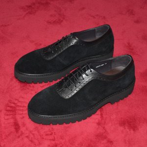 Chaussures pour hommes confortables et décontractées en cuir véritable à lacets de style rétro personnalisées pour les fêtes d'affaires - Product Image 6