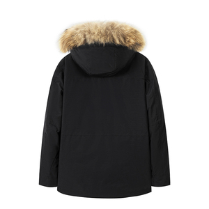 <span class=keywords><strong>Parka</strong></span> Invernale Lungo da <span class=keywords><strong>Uomo</strong></span> Pesante ad Alte Prestazioni in Tessuto Artico Cappotto Imbottito con Fodera in Vera Pelliccia Giacca Ispessita - Product Image 5