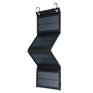 <b>Foldable</b> <b>Solar</b> <b>Panel</b> 10W Black Portable USB Charging Outdoor Use - Product Image 2