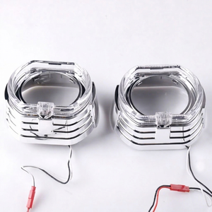 2.5 Inch 3.0 Inch Shrouds with 0.7W Angel Eye LED <b>Projector</b> Lens New Universal Fit Auto <b>Lighting</b> - Product Image 1