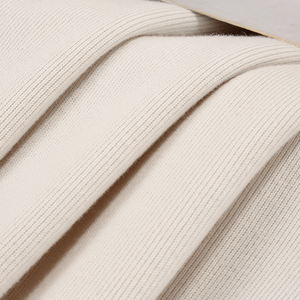 Design à la mode 410gsm TC Blend 46% Coton 51% Polyester 3% Spandex Tissu de velours polaire côtelé extensible pour sweats à capuche et <span class=keywords><strong>sweat</strong></span>-shirt - Product Image 2