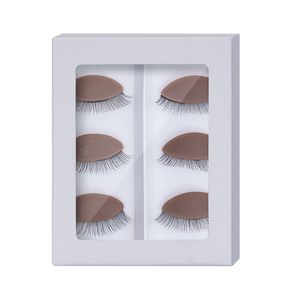 Tête <span class=keywords><strong>de</strong></span> mannequin pour cils, en silicone, amovible, pour <span class=keywords><strong>la</strong></span> pratique des <span class=keywords><strong>yeux</strong></span>/paupières, pour débutants, modèle d'outil en boîte pour <span class=keywords><strong>la</strong></span> formation aux extensions <span class=keywords><strong>de</strong></span> cils - Product Image 3