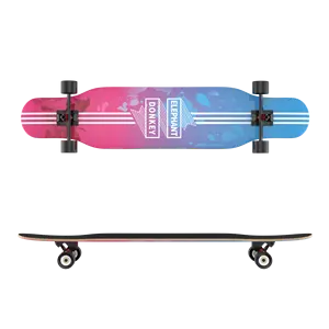 China Supplier 42 Inch Maple Complete Wood Pro Long Board Skate Longboard Skateboard