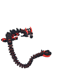 Divertido y Creativo Dragón Articulado Impreso en 3D con Diseño de Corazón, Animales de Cristal Impresos en 3D, Regalo para Niños en Edad Adecuada - Product Image 6