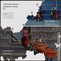 Anneau pivotant universel Camnal, anti-torsion, pour corde d'escalade, sauvetage, travaux en hauteur, en alliage d'aluminium 7075, 23kN, léger