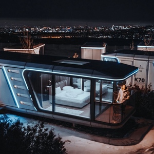 Piccola <span class=keywords><strong>casa</strong></span> in stile roulotte con strutture All - in - One per viaggi su <span class=keywords><strong>strada</strong></span> e campeggio - Product Image 3