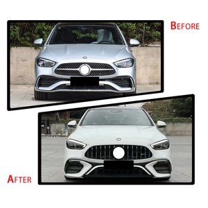 Vente chaude pour kit AMG63 pour Mercedes-Benz Classe C W206 2022-2026 |   Kit de pare-chocs avant, calandre, embouts d'échappement, lèvre avant et spoiler de toit - Product Image 4