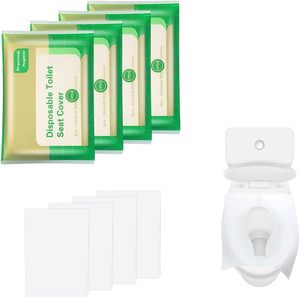 Fundas Desechables para Asientos de Inodoro, Resistentes al Agua y Aptas para Inodoros Portátiles, Material de Papel con Relieve Personalizado para Uso Doméstico - Product Image 1