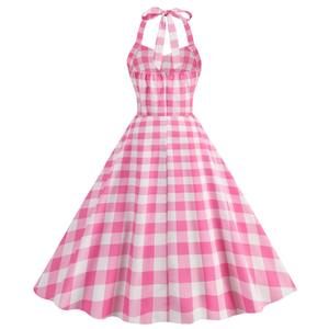 Imprimé Vintage Robe Femmes D'été Rétro <span class=keywords><strong>Pin</strong></span> <span class=keywords><strong>up</strong></span> Rockabilly Robe De Soirée Robe - Product Image 3