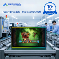 Monitor de Pantalla Táctil LED de 21.5, 23.8 y 27 Pulgadas para Máquinas de Juegos de Habilidad y Arcade