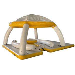 Stand de Yacht gonflable flottant pour parc aquatique, équipement de jeu d'eau, plateforme d'island avec tente - Product Image 2
