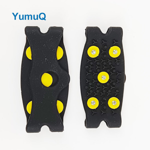 YumuQ 5 dents goujon universel glace pinces escalade Anti plaque taquet <span class=keywords><strong>enfants</strong></span> neige <span class=keywords><strong>Crampons</strong></span> pour chaussures - Product Image 2