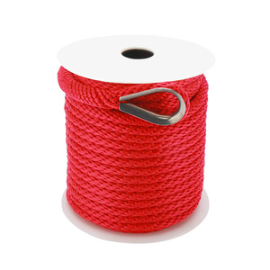 Precio de exportación al por mayor Cuerda plana de poliéster sólido para escalada Vela Excelente para suministros marinos - Product Image 1