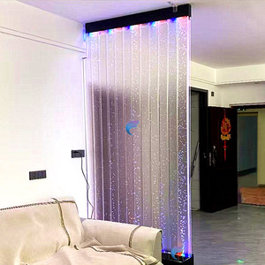 Meilleur prix Décoration moderne populaire Aquarium mural à bulles d'eau en acrylique LED pour la maison Hôtel - Product Image 1