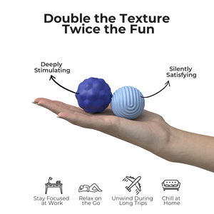 Ensemble de balles sensorielles en silicone personnalisées avec logo pour adultes autistes, jouets modernes anti-stress avec balles magnétiques - Product Image 3