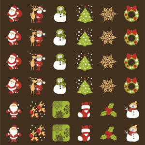 Giáng Sinh Santa Claus Mẫu Tự Làm Bánh Sô Cô La Trang Trí Chèn Giấy Edilbe Để Nướng Giấy Sô Cô La - Product Image 3