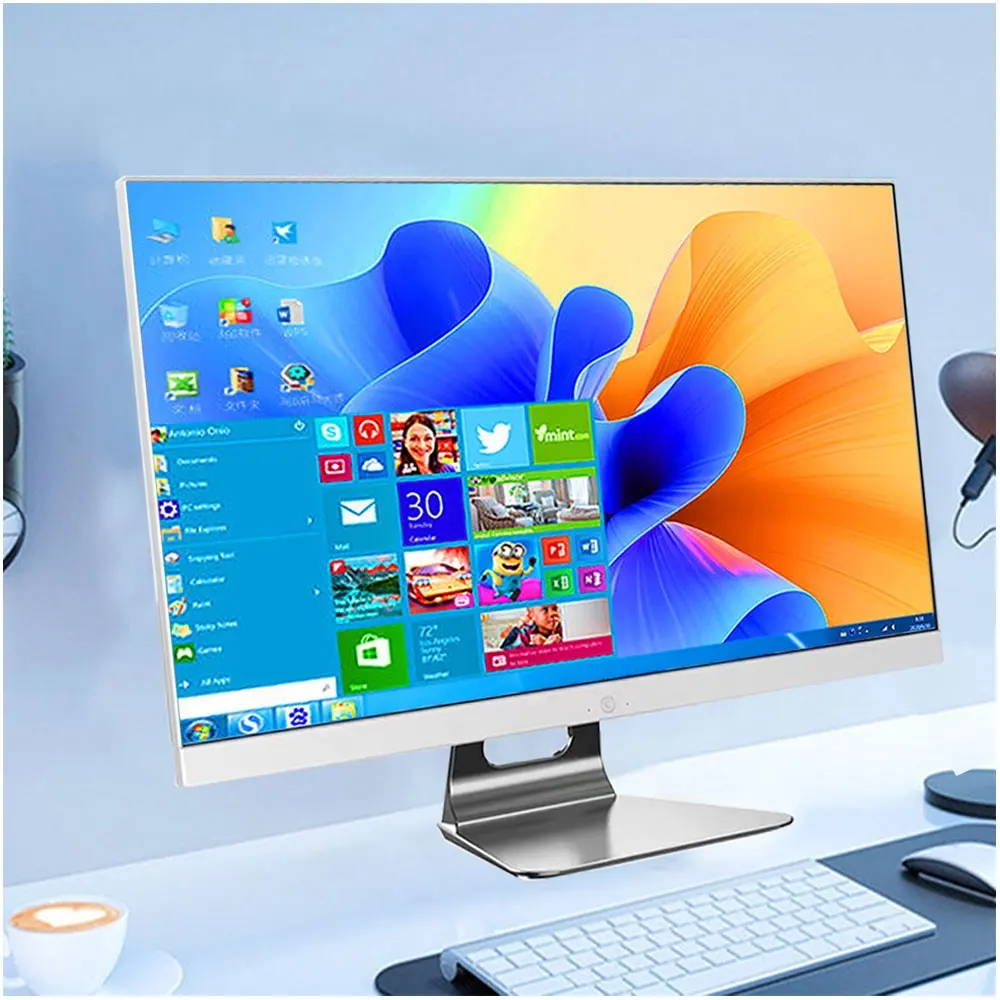 27 inch tất cả-trong-một PC Intel I7 10750h16gb RAM 512GB SSD OEM AIO Máy tính để bàn máy tính monoblock tất cả trong một PC với up Pin