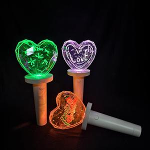 Bâton lumineux LED à télécommande pour fans de concerts, accessoire de soutien, lumière LED acrylique en forme de main, nouveauté pour la Saint-Valentin - Product Image 2