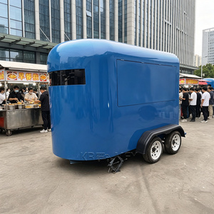 Ice Cream Cart Fully Equipped Horse <b>Box</b> Food Truck OEM Pizza Trailer Multi Functional Mobile Kitchen - Product Image 5