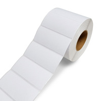 Rollo de etiquetas PET de vinilo mate PP brillante troquelado en blanco imprimible por inyección de tinta para impresora Epson