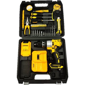Perceuse à percussion lithium-ion haute puissance 21V DW791 en gros, avec embout multifonction de 13 mm et kit complet d'accessoires - Product Image 1