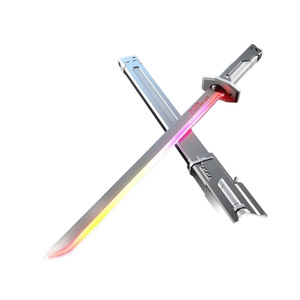 Spada Giocattolo in Plastica con Effetto Scintillante, Luce LED Multicolore, Fodero e Effetto Fiamma Realistico, Regalo di Compleanno per Ragazzi - Product Image 1