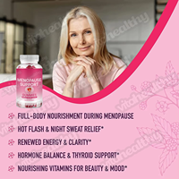 Vitahealthy OEM/ODM Ménopause Support Fourniture d'usine Soins de santé naturels Équilibre hormonal Soulagement de la ménopause Gommes sucrées