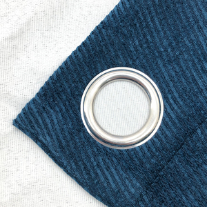 Stile rustico e retrò tinta unita blu Navy velluto a coste tessuto tenda in poliestere <span class=keywords><strong>tende</strong></span> e <span class=keywords><strong>tende</strong></span> per il soggiorno o gli eventi - Product Image 4