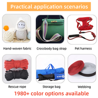 Factory Direct Supply Colored Polypropylene Filament Strength 3.5-4g/d for Crochet Crossbody Bags Knitting FDY pp Yarn