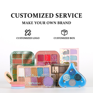 Private label 12 colori cosmetici donna <span class=keywords><strong>trucco</strong></span> impermeabile con pennello ombretto palete - Product Image 5
