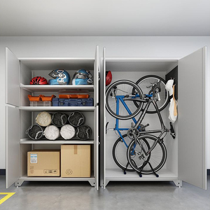 Armoire de rangement pour matériel de pêche avec serrure à code antivol, armoire de rangement pour articles divers de camping, épaisse, résistante à l'humidité et à la rouille - Product Image 2