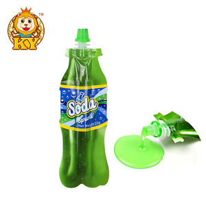 Toptan tatlılar soda şişe şekli sıkmak ekşi reçel meyveli sıvı şeker - Product Image 3