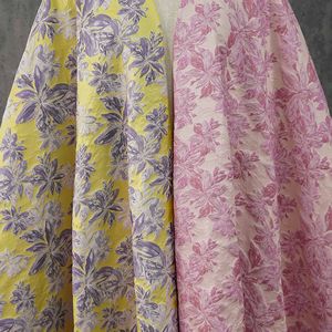 Tissu Jacquard Brocart Floral 100% Polyester <span class=keywords><strong>Vente</strong></span> Chaude Direct Usine Matière Personnalisée en <span class=keywords><strong>Gros</strong></span> pour Robe - Product Image 1