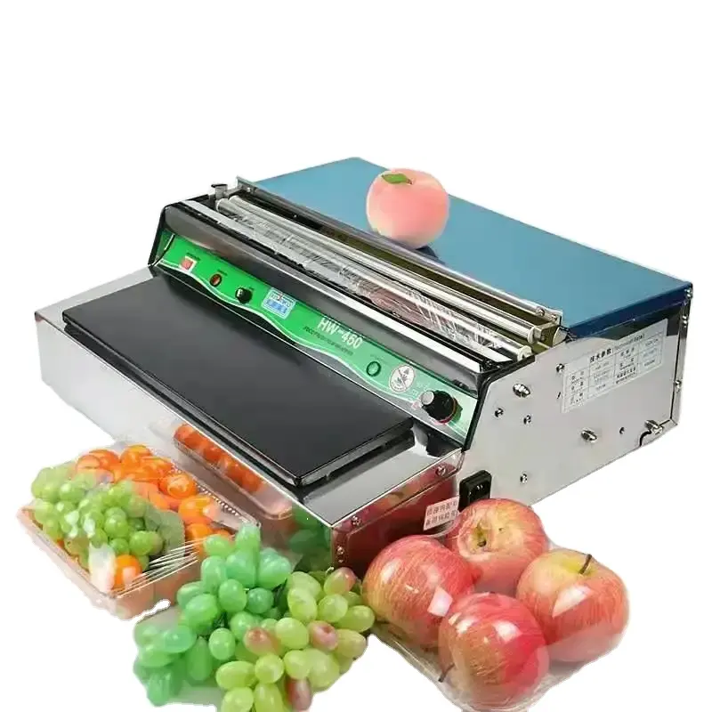 KL-68 Supermarket Express Electric Preservative Film Packer PVC Fresh Fruit and Vegetable Preservative Film Packer